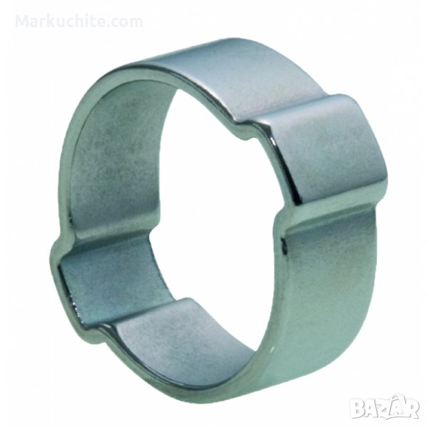 Клипс скоби с едно и две уши earclip - поцинковани, снимка 1