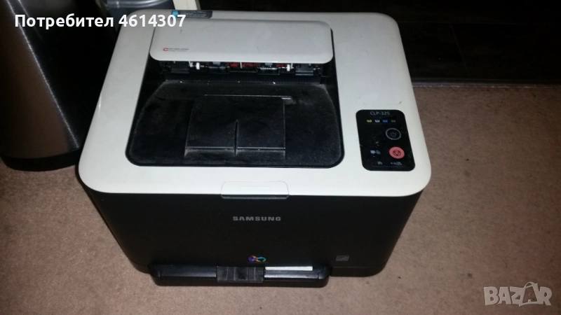 Цветен лазерен принтер Samsung CLP-325- Laser Printer with Ink- със нови касети → Обява 51944542, снимка 1