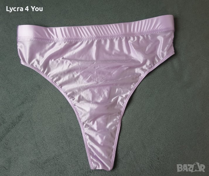 M/L нова дамска светлолилава дълбока прашка от ликра, снимка 1