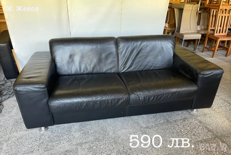 Кожен диван, снимка 1
