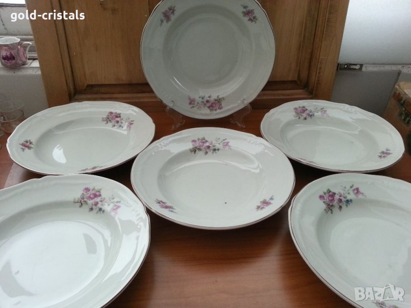 Стар български порцелан чинии, снимка 1