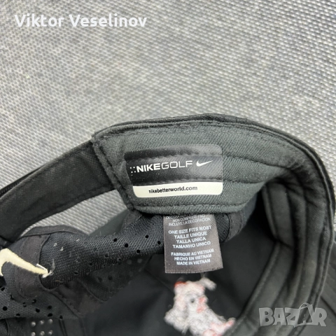 Nike Шапка с Козирка Golf One Size Черна Дишаща, снимка 5 - Шапки - 51493486