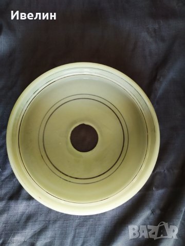 две стари стъкла за нощна лампа,полилей арт деко, снимка 3 - Настолни лампи - 26350388