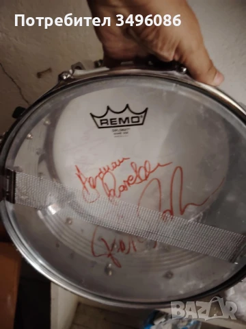 Барабан LUDWIG подписан от велики барабанисти, снимка 4 - Ударни инструменти - 50974234