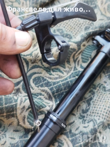 Дропър колче 31. 6 с команда за  велосипед , снимка 3 - Части за велосипеди - 52413279