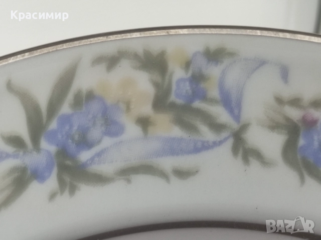 JlMenau ГДР. - двоен сет  Канта е сребрист. 10 лв./5,11€ за бр. Налични 6 бр. , снимка 8 - Чаши - 51553185