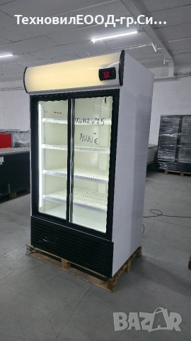 Двойна Хладилна Витрина 112 см, снимка 3 - Витрини - 53513079