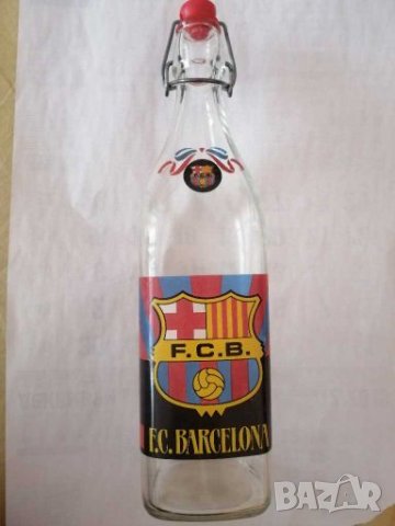 Оригинално шише F. C. BARCELONA. , снимка 2 - Фен артикули - 27895222