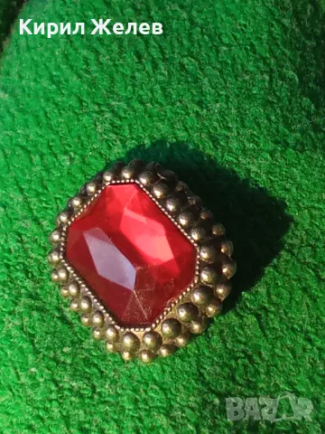 АРТ КРАСИВО СТАРО ФАСЕТИРАНО КОПЧЕ СИНТЕТИКА с КРИСТАЛ 19162, снимка 8 - Други - 35653664