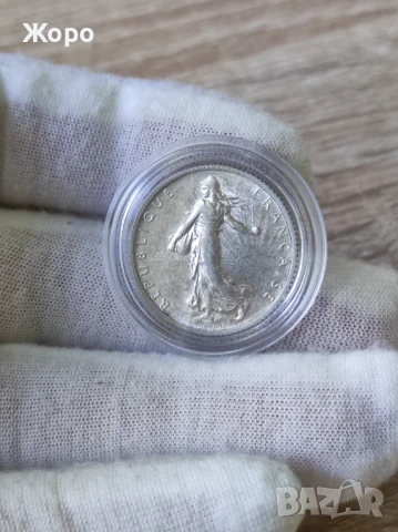 1 франк 1916 година Франция , снимка 2 - Нумизматика и бонистика - 50878779