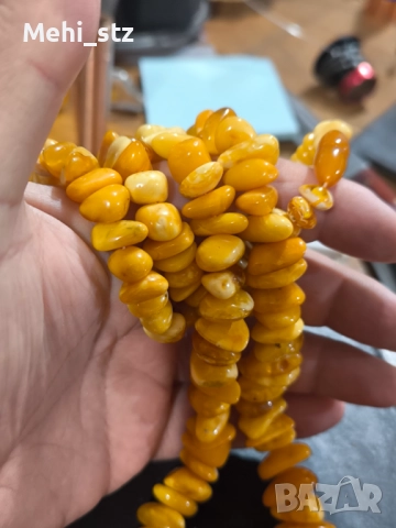 Царски гердан кехлибар 78 грама., снимка 4 - Колекции - 52987427