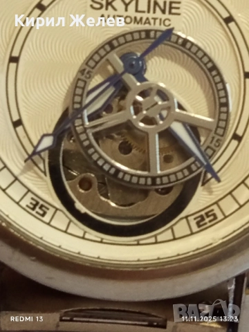 Фешън модел дамски часовник SKULINE AUTOMATIC стилен дизайн 51440, снимка 4 - Дамски - 52375578