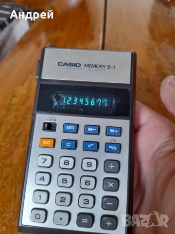 Стар калкулатор Casio Memory B-1, снимка 7 - Други ценни предмети - 51481803