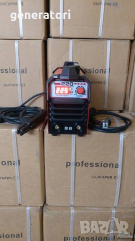 220 Ампера ЕЛЕКТРОЖЕН - инверторен PROFESSIONAL - Електрожени, снимка 7 - Други машини и части - 33137532