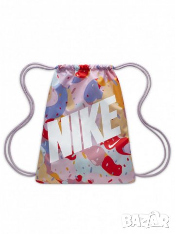 NIKE Мешка Y DRAWSTRING - CAT AOP 1 FA, снимка 4 - Раници - 38324525