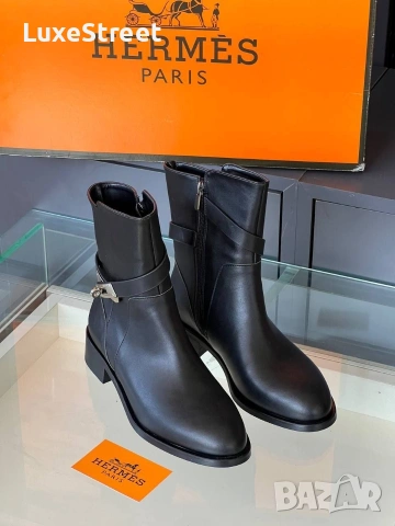 HERMES 🤍Дамски Ботуши , снимка 10 - Дамски ботуши - 53305525