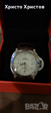 Мъжки луксозен часовник Panerai Submersible , снимка 6 - Мъжки - 36437484