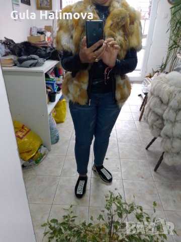 Дамски елек лисица, снимка 9 - Елеци - 24390129