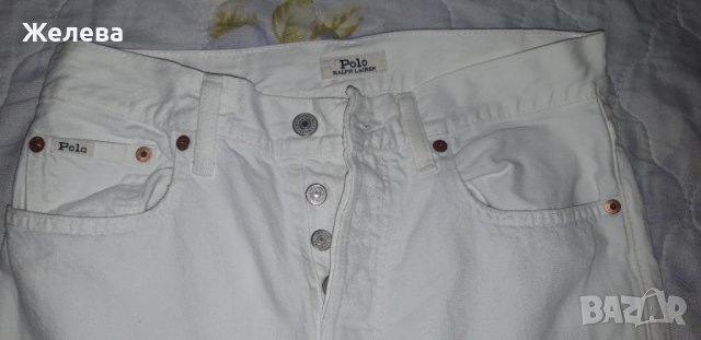 Бели  маркови дънки - Polo, снимка 3 - Дънки - 38609761