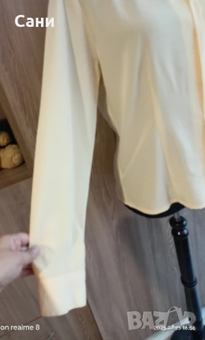 Жълта риза с копчета , снимка 5 - Ризи - 51119829