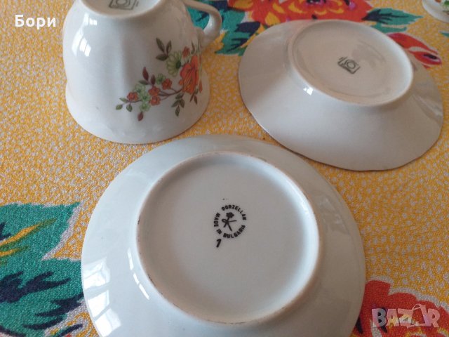 Български порцелан чаши за кафе, снимка 9 - Чаши - 32923622