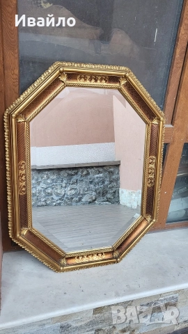 Италианско бароково огледало 048, снимка 5 - Огледала - 52641632