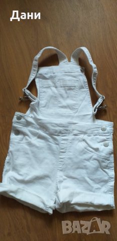 Гащеризон бял H&M, снимка 1 - Детски панталони и дънки - 32781501