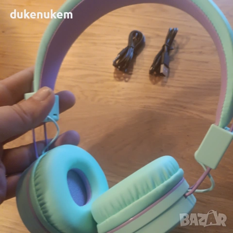 Детски безжични слушалки iClever с микрофон – Bluetooth 5.0, ограничение на звука, снимка 10 - Слушалки и портативни колонки - 53269779