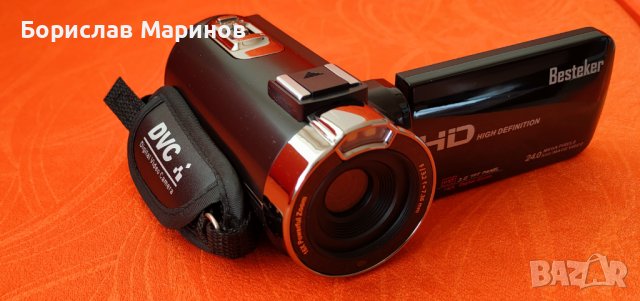 Продавам НОВА видеокамера Besteker FULL HD  мини  24 Mega Pixels, снимка 4 - Плейъри, домашно кино, прожектори - 43561063