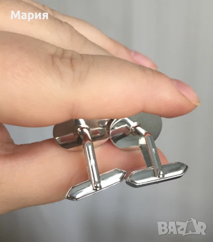 835 L Красиви модерни копчета за ръкавеи Сребро или Медицинска Стомана ? / Картие Знак, снимка 5 - Други - 51273450