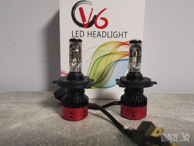 70W 9600LM LED крушки Н4 Н7 Н1 НВ3 НВ4 Philips MZ Chip LED