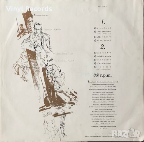 Грамофонна плоча Swing Out Sister ‎– It's Better To Travel, снимка 3 - Грамофонни плочи - 28151473