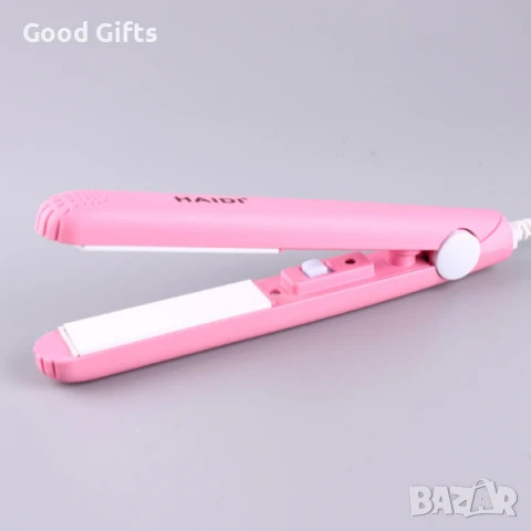 Мини керамична преса за коса за вафли / къдрене, снимка 2 - Преси за коса - 51186722