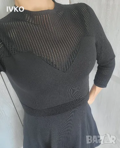 Черна рокля xs , снимка 3 - Рокли - 47522084