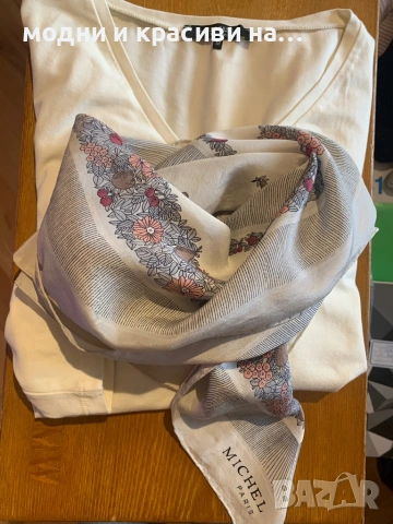 Дамска блуза с V- образно деколте Weekend Max Mara, снимка 8 - Блузи с дълъг ръкав и пуловери - 53605594