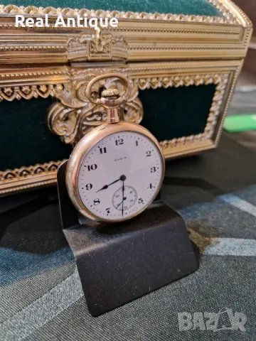 Прекрасен антикварен колекционерски американски джобен часовник ELGIN , снимка 3 - Антикварни и старинни предмети - 48698602