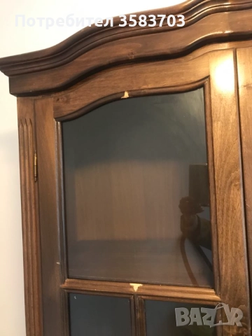 Масивен много красив и запазен бюфет-витрина, снимка 6 - Бюфети - 52368188