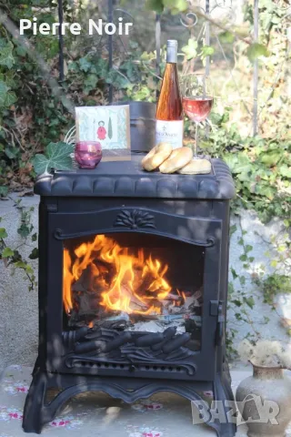 Френска чугунена печка на дърва , снимка 1