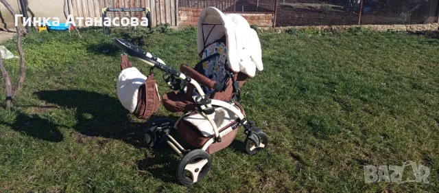 Adbor - Бебешка комбинирана количка S-Line 3 в 1, снимка 1
