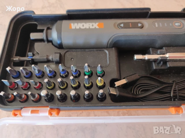 Акумулаторна отверка WORX WX 240, снимка 2 - Винтоверти - 51227101