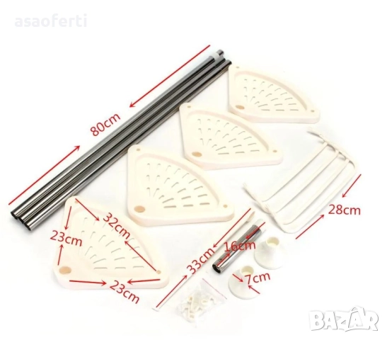 🛁 Ъглова Телескопична Етажерка за Баня – 4 Рафта, Регулируема Височина, Без Пробиване, снимка 8 - Други стоки за дома - 52646400