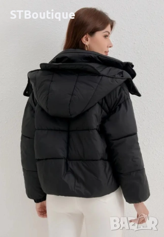 🌸 Дамско леко зимно яке с качулка – STBoutique 🌸, снимка 5 - Якета - 52280870