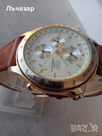 Продавам часовник Citizen chronograph quartz , снимка 3 - Мъжки - 43881848