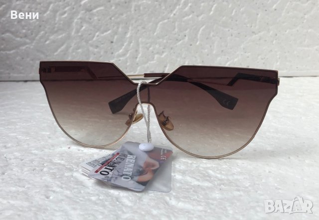 Fendi 2020 дамски слънчеви очила котка в 3 цвята, снимка 4 - Слънчеви и диоптрични очила - 28635278