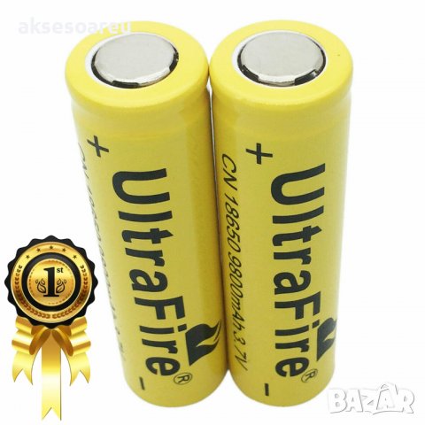 1 бр. 3.7V 18650 9800 mAh литиево-йонна акумулаторна батерия за LED фенерче челник лазер електронни , снимка 12 - Батерии, зарядни - 38251010