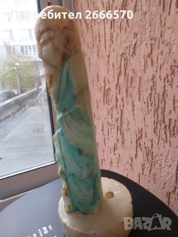 Китаиска нефритена статуетка , китайски нефрит, снимка 6 - Антикварни и старинни предмети - 35121633