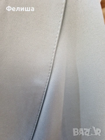 Мъжки Спортно Елегантен Небрежно Модерен Костюм Сияйно Бледо Синьо Сако+Панталон, снимка 9 - Спортни дрехи, екипи - 51007769