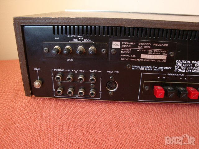 Vintage TOSHIBA SA-300L Stereo Receiver ,1970г, снимка 9 - Ресийвъри, усилватели, смесителни пултове - 26290267