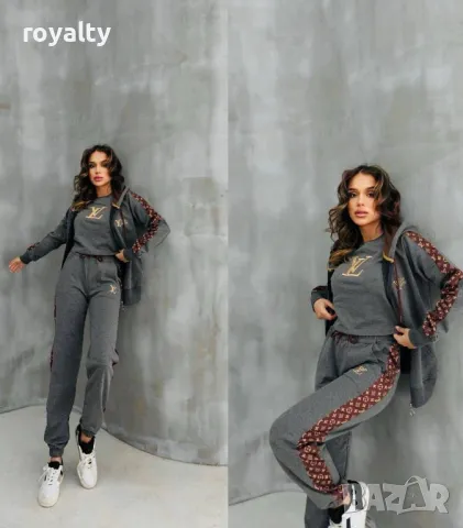 Louis Vuitton дамски комплект от три части Различни цветове , снимка 2 - Спортни екипи - 49691440