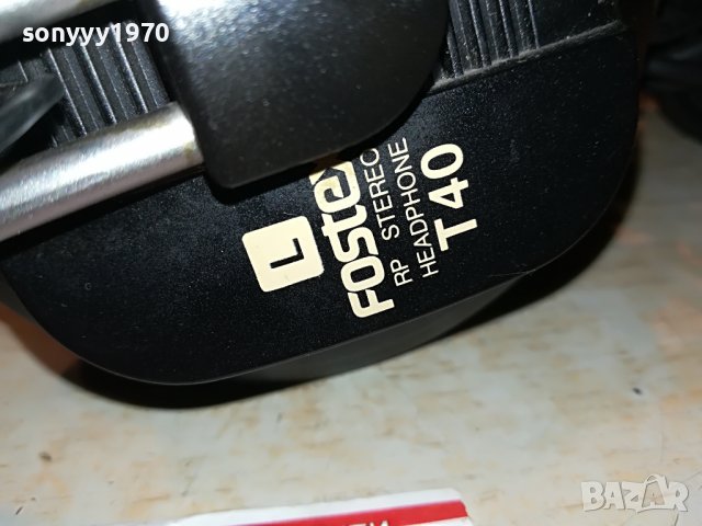 FOSTEX T40 STEREO HEADPHONES-MADE IN JAPAN 0209221609, снимка 5 - Слушалки и портативни колонки - 37879789